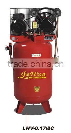 2HP 100L 51mm*2 CE Approved Vertical Piston air compressor