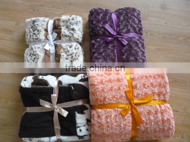 High Quality PV PLUSH/polyester Blanket Price