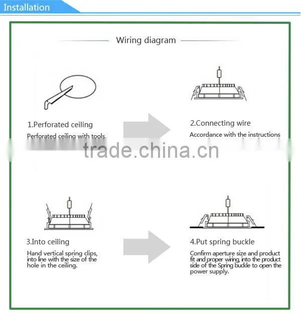 CE ROHS Led Ceiling Downlight Smd 7w 10w 12w 15w 18w Dimmable Led Lights For Home office using