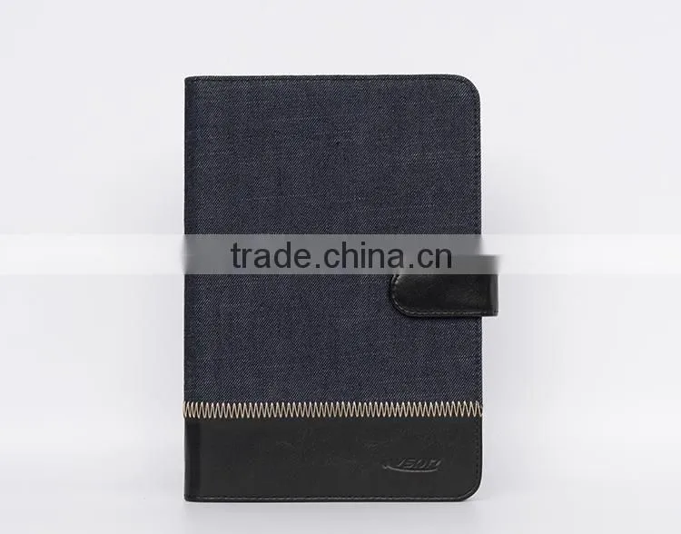 With sleep and wake up function custom computer case design high quality leather case for tablet