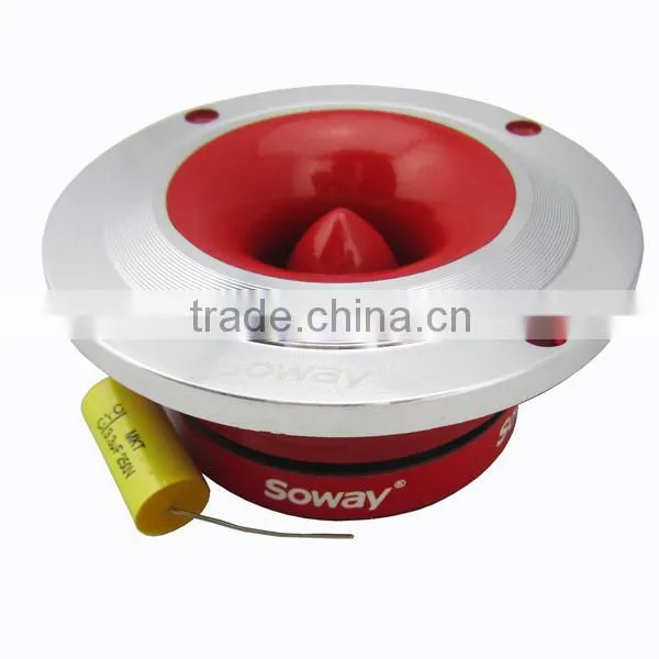 TW-09 Red Panel aluminum car Audio tweeter, aluminium die-cast bullet horn tweeter