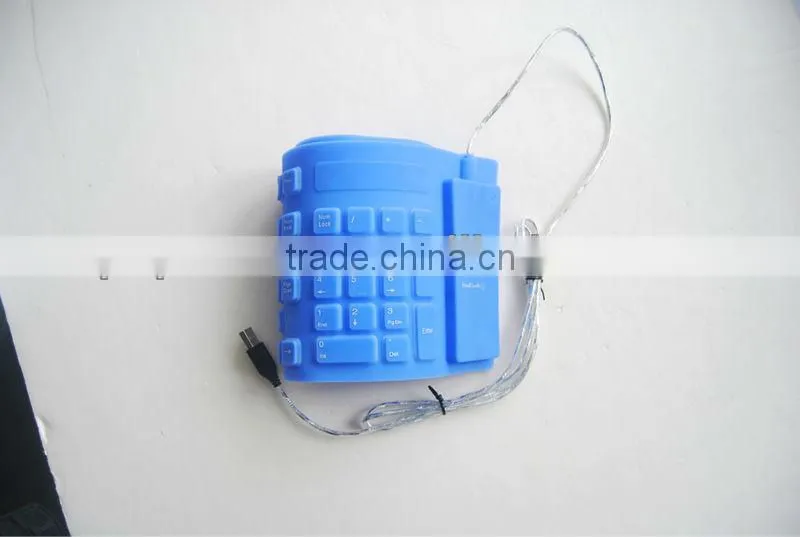 109 keys hot sell wired silicon flexible keyboard