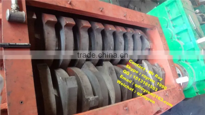 Waste Used tire cutting machine waste tire recycling machine block cutter