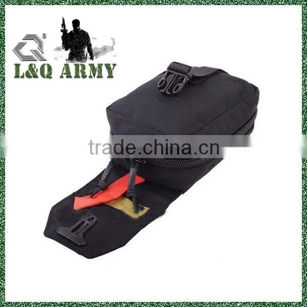 Tactical Military Outdoor Molle Belt Medical First Aid Pouch Bag Black