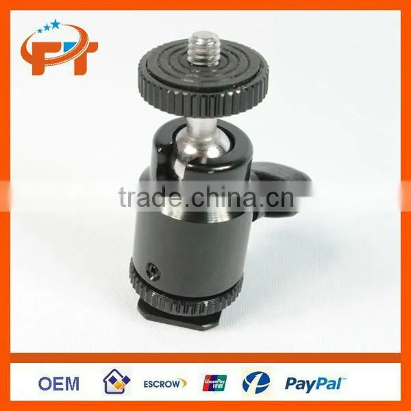 Multi Purpose 1/4" Mini Tripod Ball Head Kit Shoe mount
