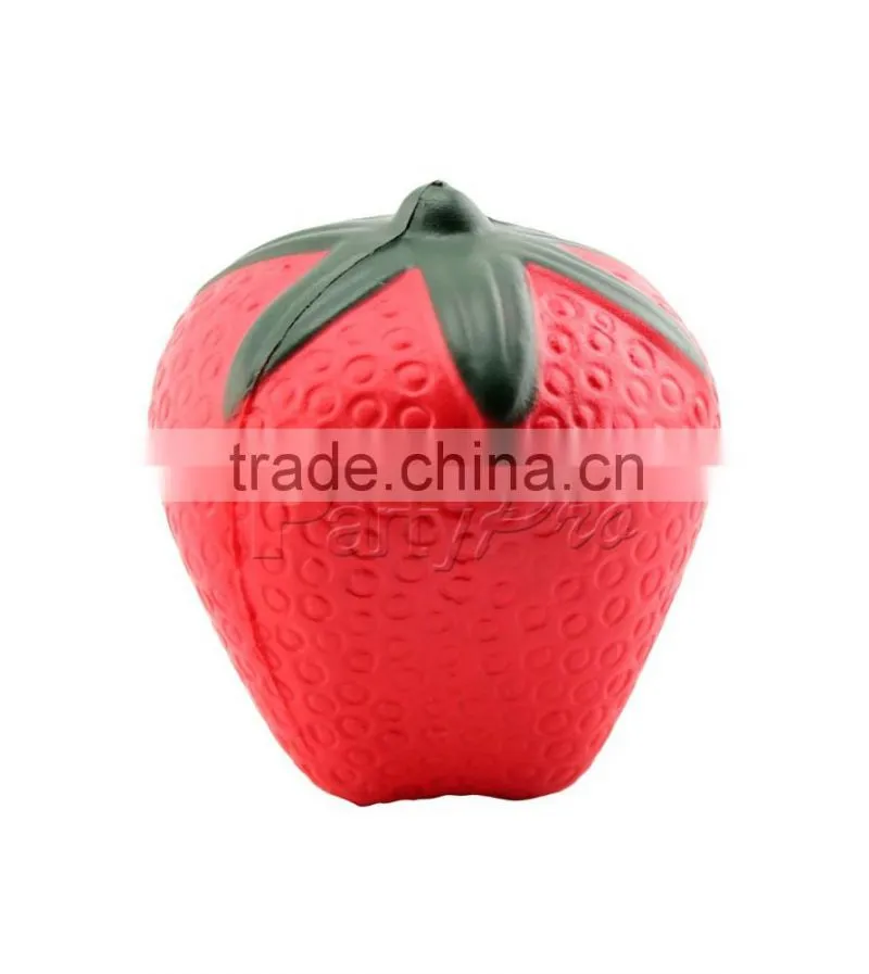 Partypro Hot New Products for 2015 Zhejiang Custom Logo Wholesale Fruit Shape PU Stress Ball