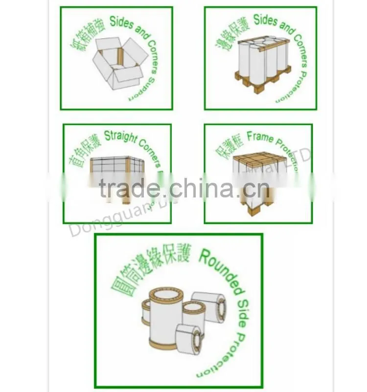 Brown L sytle Edge and paper corner protector