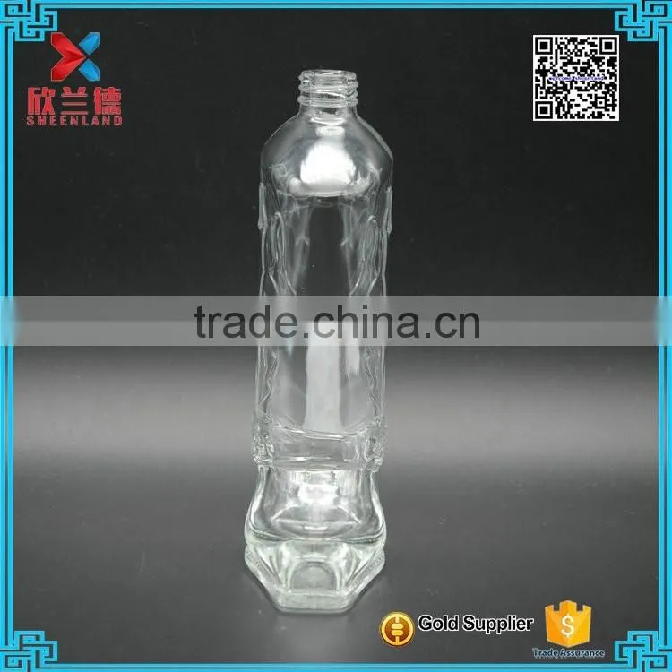 180ml Speical design Glass High Heels Bottle/Unique Fancy wine bottle