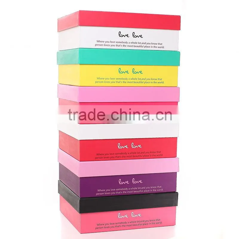 Valentine's day gift box paper loving wedding gift boxes gift packaging box