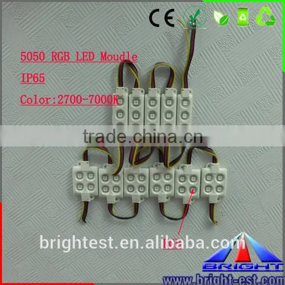 High quality!!!20pcs SMD5050 5630 5730 LED module DC12V IP65 Waterproof
