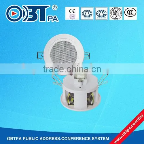 2.5'' mini Round Waterproof In Ceiling Speaker 3w 100v