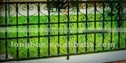 Top-selling modern garden wrought iron railing parts