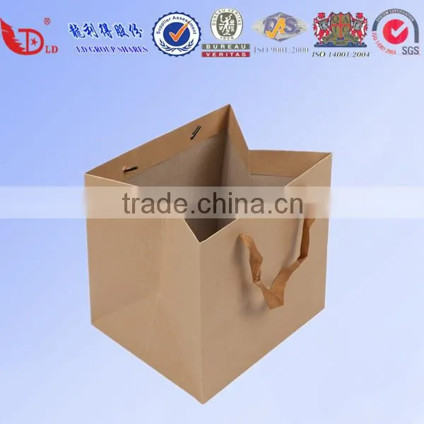 Design brown kraft paper bag, kraft paper bag for cement