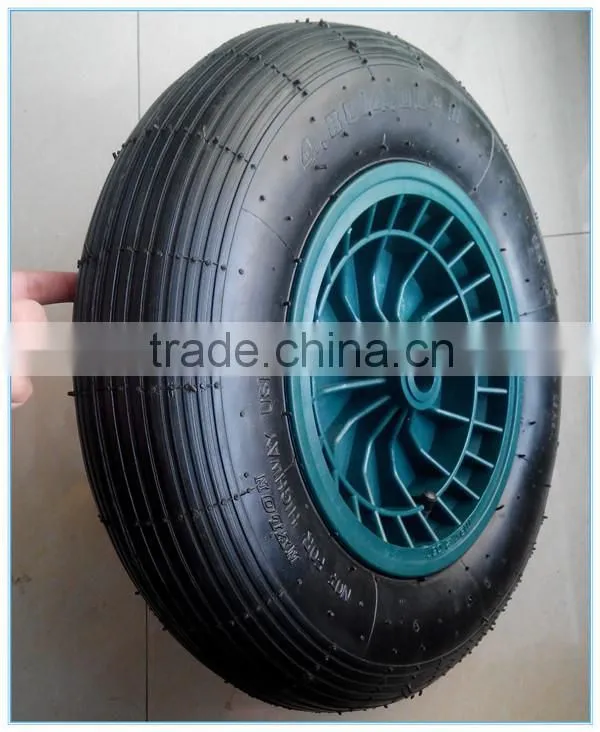 Wheelbarrow Inflatable Pneumatic Air Rubber Wheel 16*4.00-8