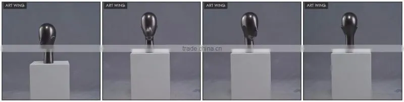 long neck realistic maniquies women heads to display for wigs