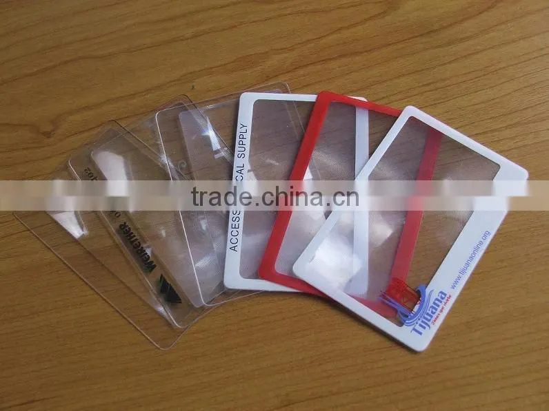 PVC Fresnel Lens Card Magnifier Sheet