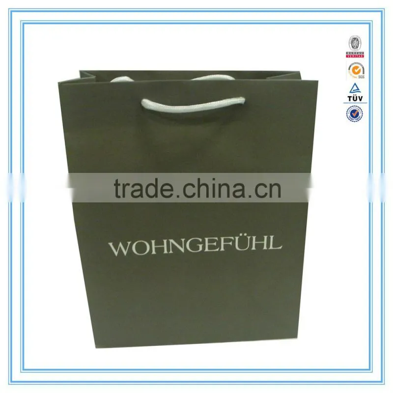 alibaba wholesale formul printing LOGO paper shopping bag custom paper bag