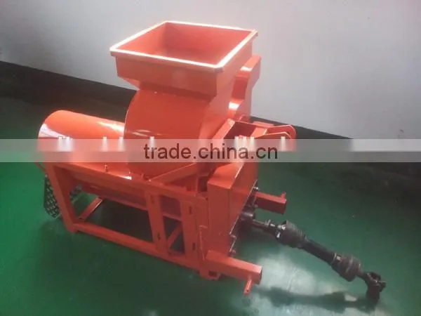 tractor monted corn thresher driven by PTO