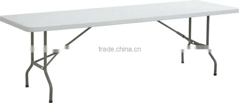 8ft cheap plastic folding table with competitive price and high quality