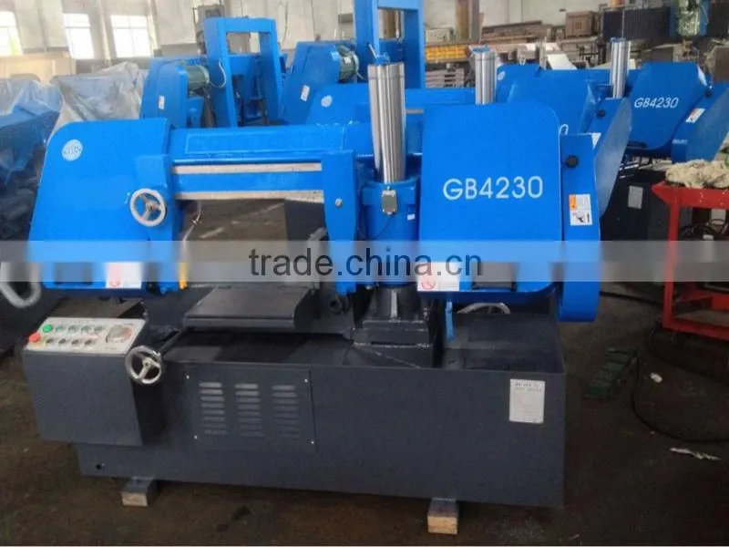 GB4230 metal cutting band saw machine