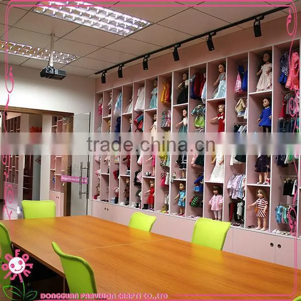 18 inch doll clothes with matching girl clothes, PVC doll clothes