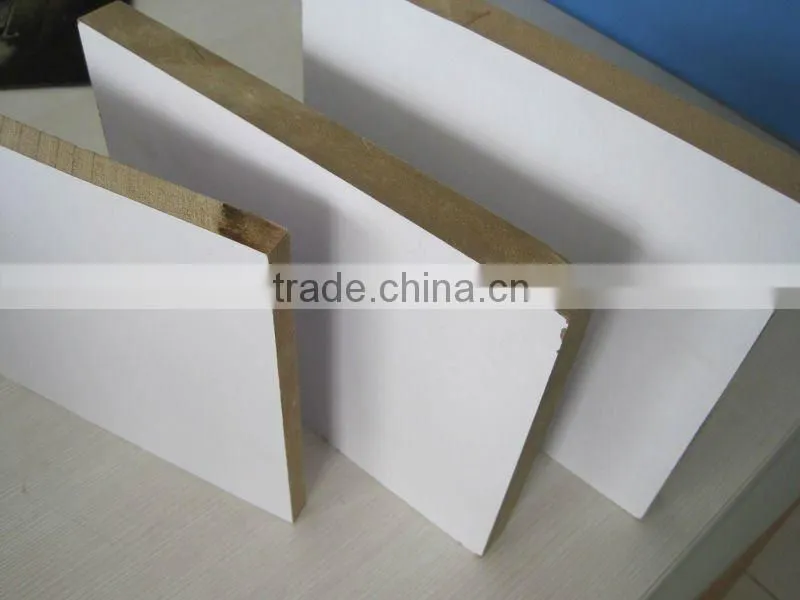 CHEAP price plain MDF board,white melamine MDF/particle board/chipboard, laminated board for furniture