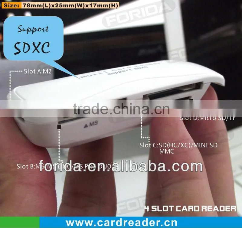 USB 2.0 Newest Spaceship Multi Card Reader