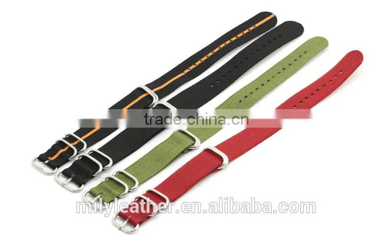 Fashion style colorful fabric Nylon watch strap