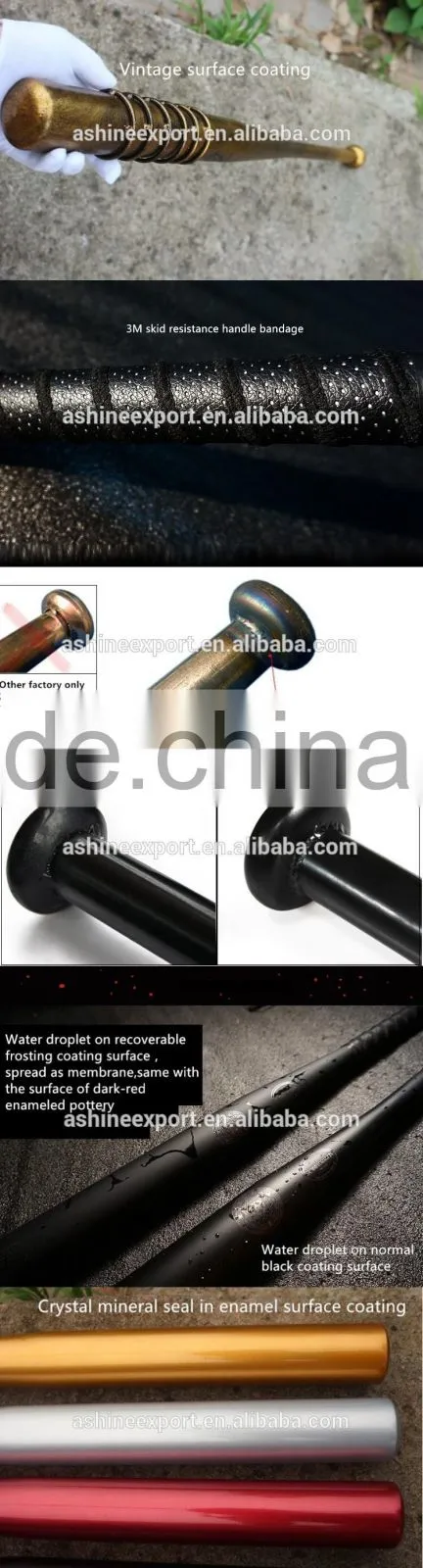 Factory Directory Sale ODM/OEM Customer Logo Steel Iron Baseball Bat