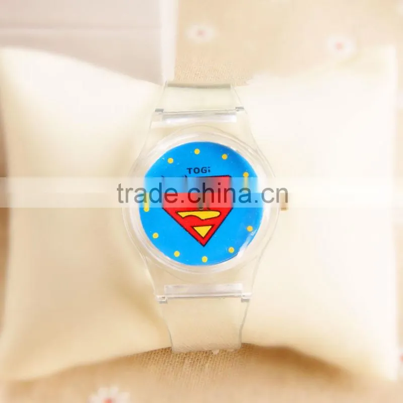 Stock!Fashion High Quality New Arrival Cheap Simple Transparent Plastic Wrist Watch for Gift