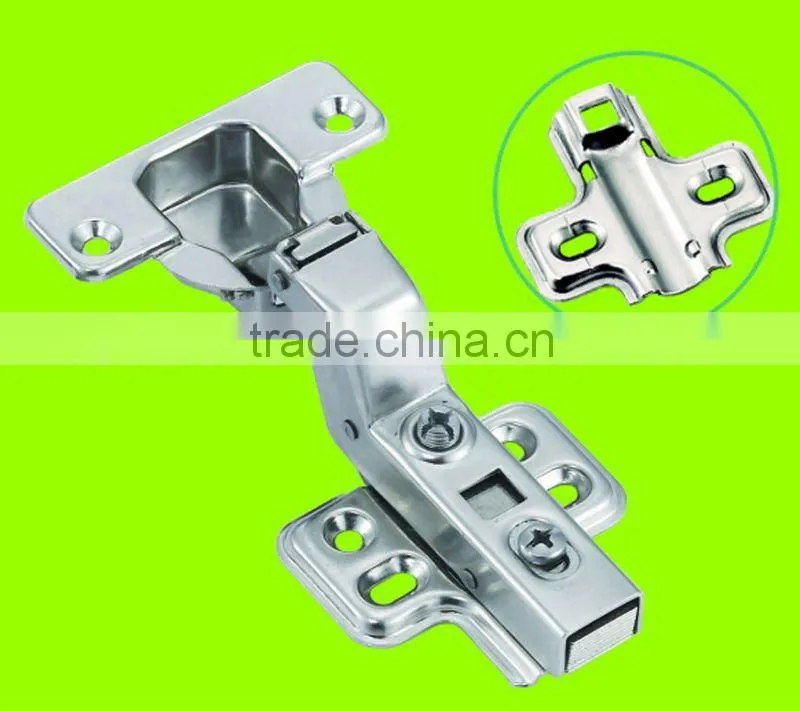 stainless steel Insert 35mm soft close hydraulic hinge for kitchen cabinet door(clip on)HH1613