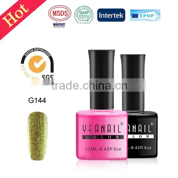 Beauty show YEANAIL European quality nail arts design, private label nail polish, led uv gel
