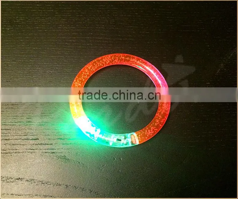 LED acrylic glowing bracelet glow in the dark