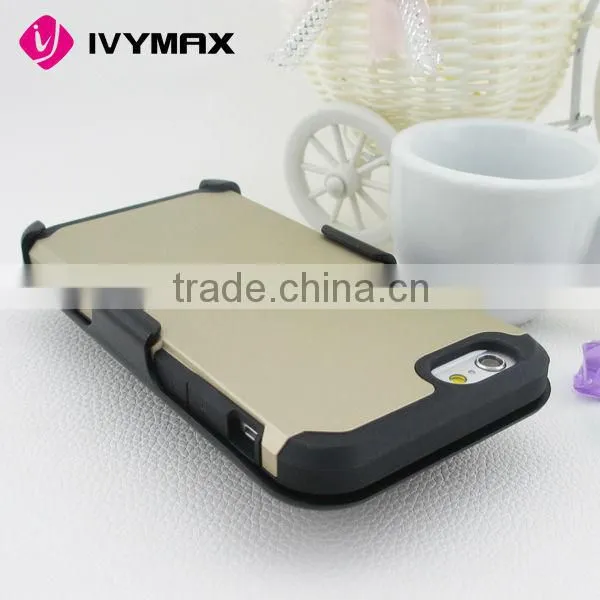 Perfect Fit Holster Combo Mobile Phone Case for Apple Iphone 6 New Product