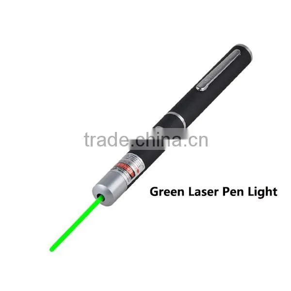 Blue Red Green LED Flashlight Torch Light With Laser Pointer