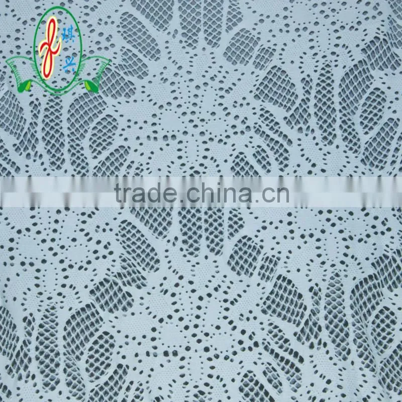 2016 New arrival floral print lace jacquard lace fabric for underwear