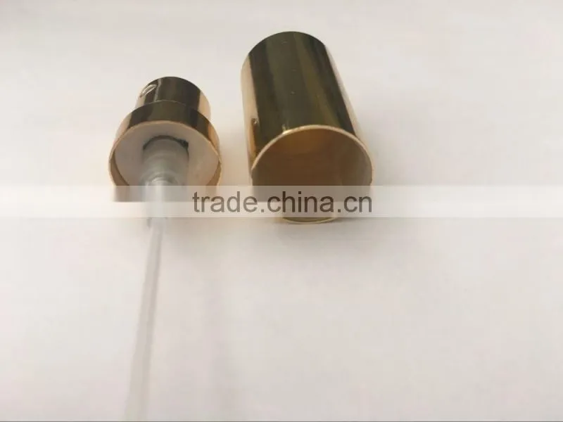 Manufacturer aluminum 16.3mm crimp sprayer pump with cap
