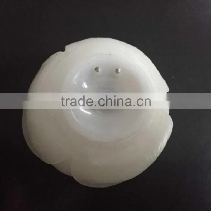 Reusable Battery Operated Real Wax LED Floating Rose candle with white light