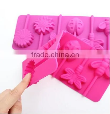 various shape colorful high quality customized silicone cake mould