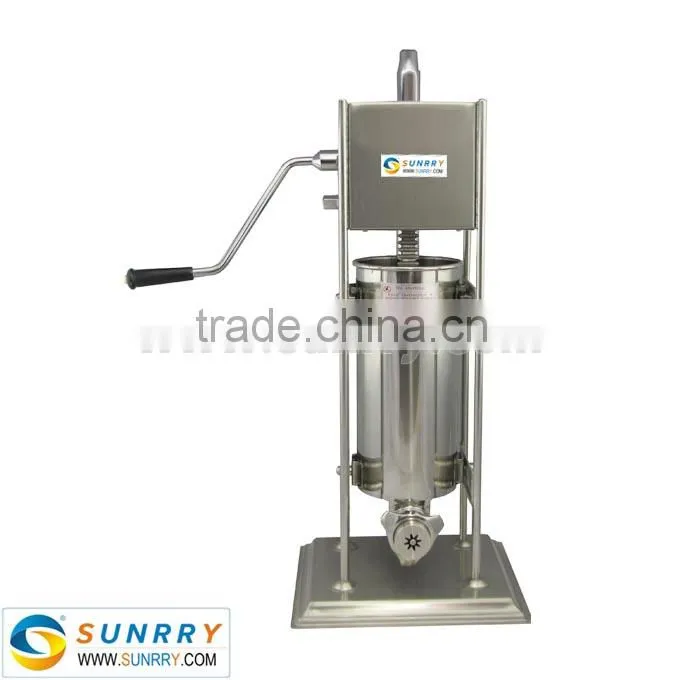 Manual churros machine for sale with 7 liters double speed stainless steel churros filler and cart (SUNRRY SY-CH7)