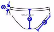 Seamless Taiwan functional anti-bacteria men's underwear