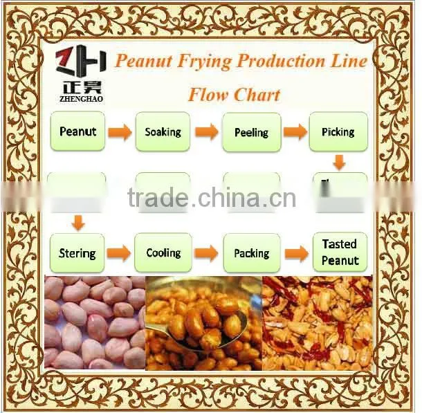 Hot sale Continuous nut frying machine