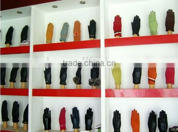 Classic ladies colors smartphone wool knitted gloves