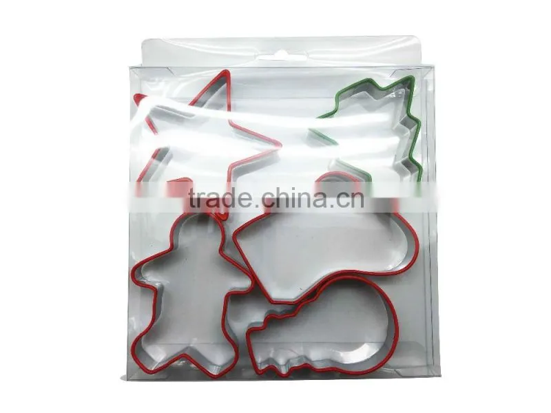 snowflake Metal cheap cookie cutters with Color Edge