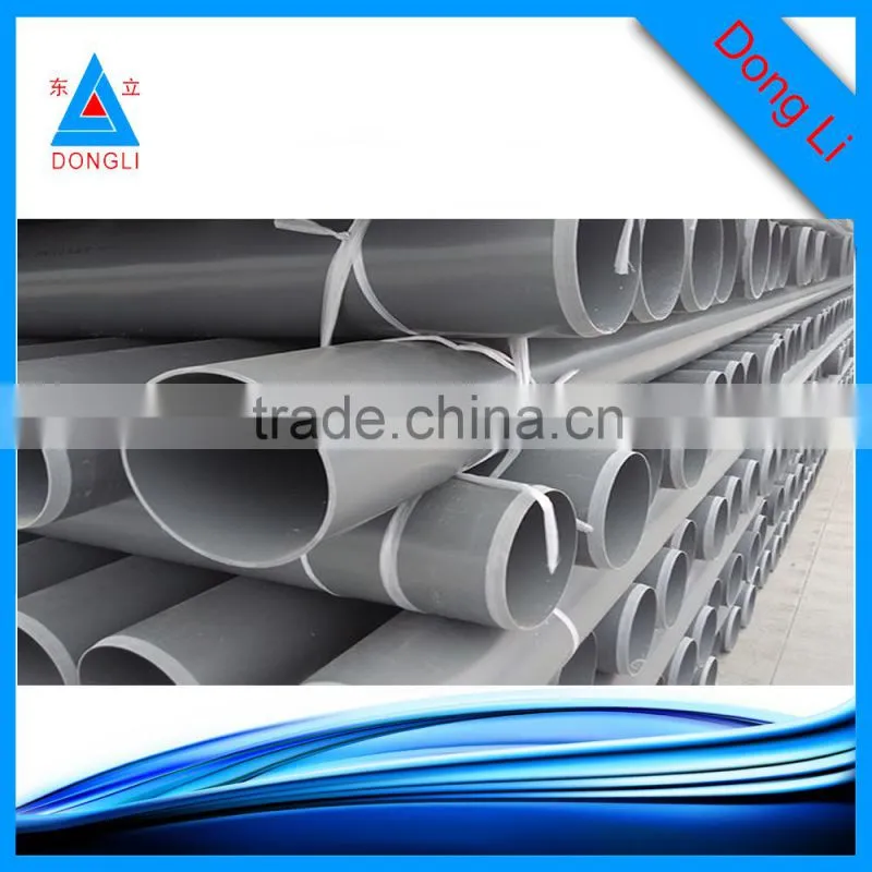 Buried pvc-u pipe pvc-m pipe 2inch 3inch 4inch plastic water flow tube