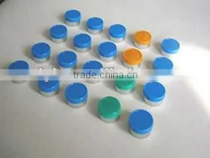 pharmaceutical transparent cap and silver aluminum flip off cap