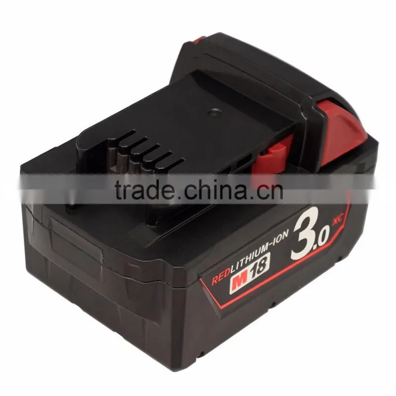 18V 3.0Ah M18 XC Red Li-ion Battery For Milwaukee 48-11-1820 1828 1815 1828 1840
