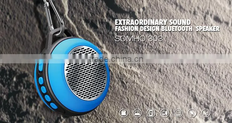 Super mini light weight outdoor portable active type wireless bluetooth speaker for mobile phone