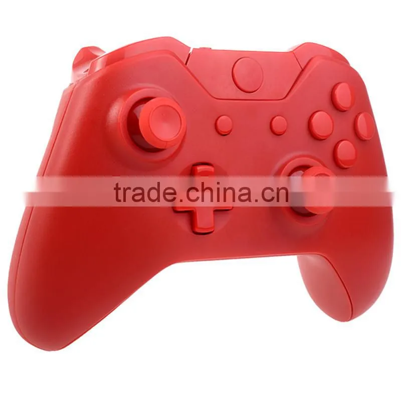 Soft touch red full set housing cover for Xbox One shell case