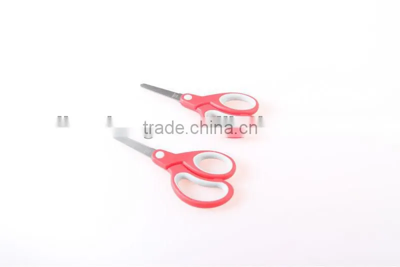 HS0108 Student scissors ,School scissors ,Rubber hand scissors